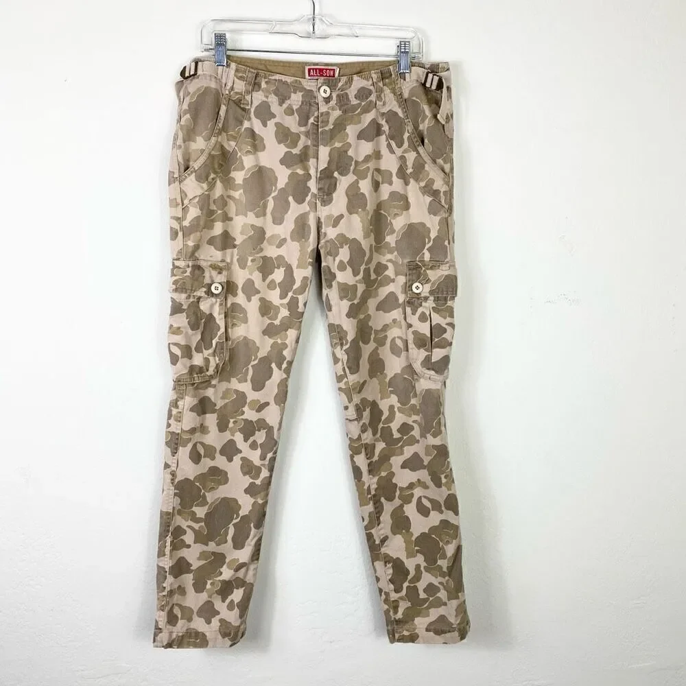All-Son Suplus & Equipment Urban Outfitters Tan Camo Military Army Cargo Pants